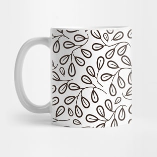 Simple Leaf Design Mug